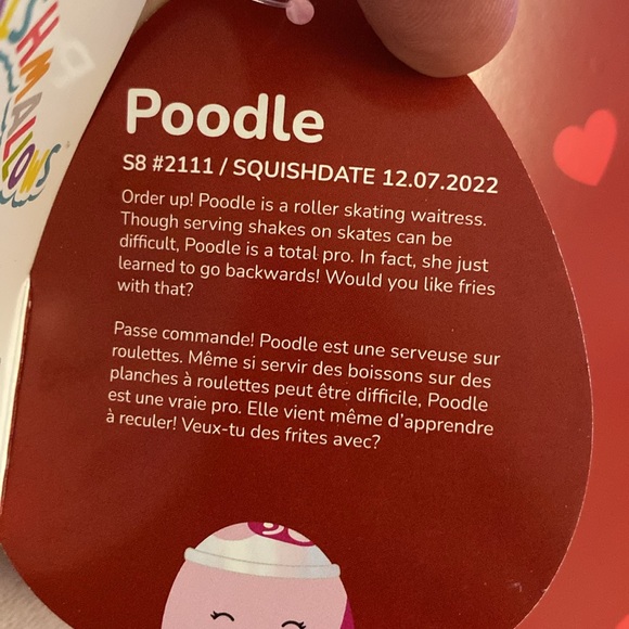 Valentine Squishmallows Twin Pack Arnel & Poodle - Picture 11 of 12